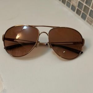 Oakley Brown Aviator Sunglasses Gradient Lenses
